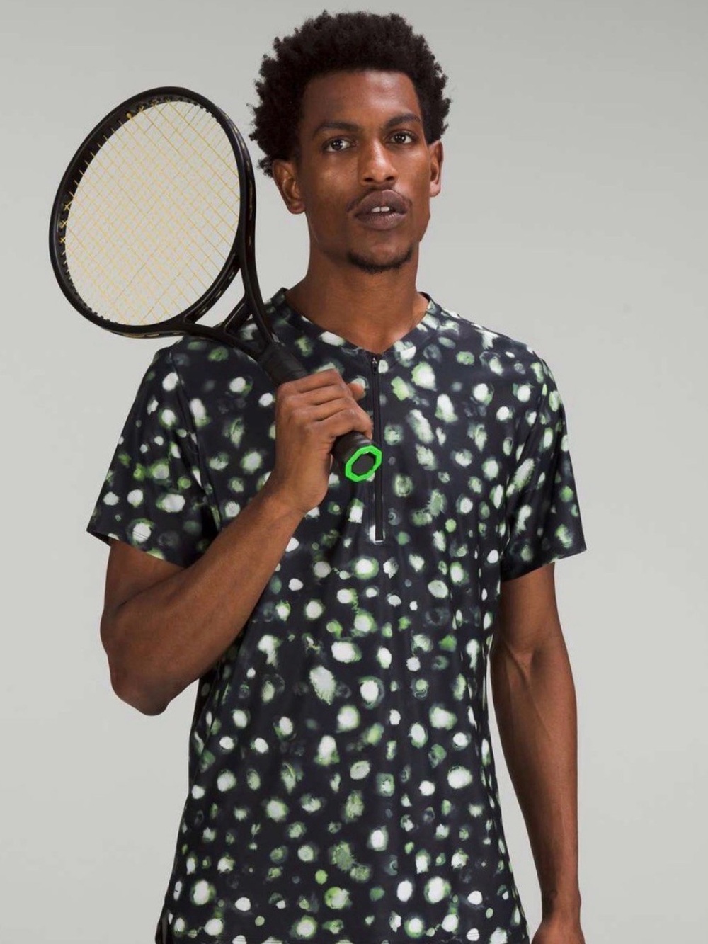 Lululemon Mens Vented Athletic Tennis Short Sleeve Shirt